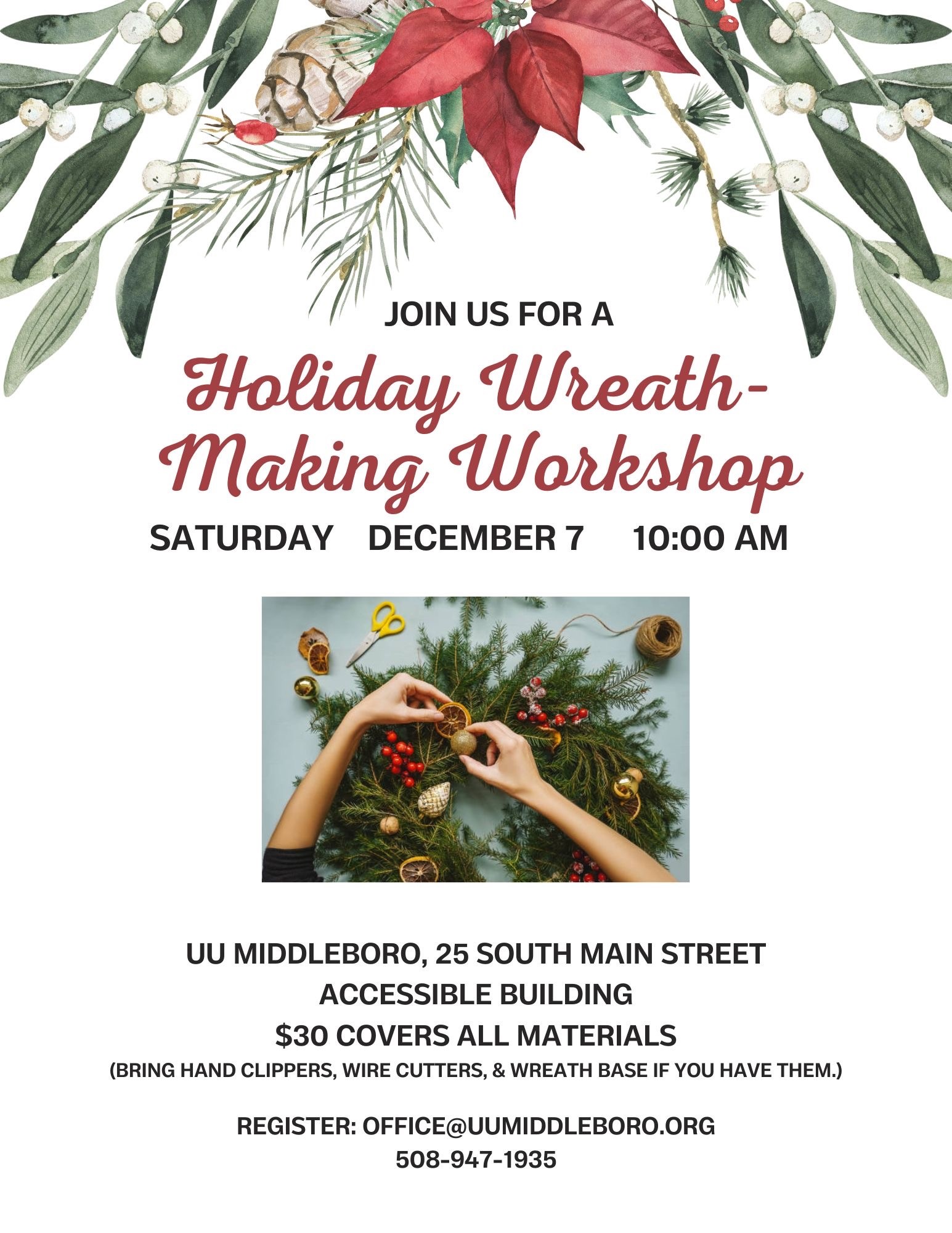 Holiday Wreath-Making Workshop